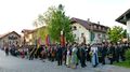 150 Jahr-Jubiläum der Kameradschaft Berndorf, Aufstellung beim Dorfplatz.jpg