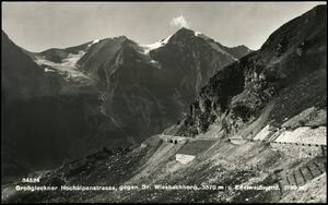Großglockner Hochalpenstraße Edelweißwand Wiesbachhorn 1936.jpg