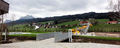 Thalgauer Schwimmbad neu, die neue Wasserrutsche beim Naturbeckenbereich.JPG