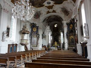 Pfarrkirche Prien, Innenansicht.JPG