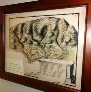 Plan vom Teisenberg und Umgebung um 1796 im Bergbaumuseum Achthal.jpg