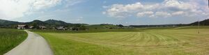 Panoramabild Südostansicht von Jagdhub und Hüttenedt.JPG