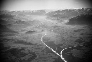 Salzburger Becken Stadt Salzburg vor 1950.jpg