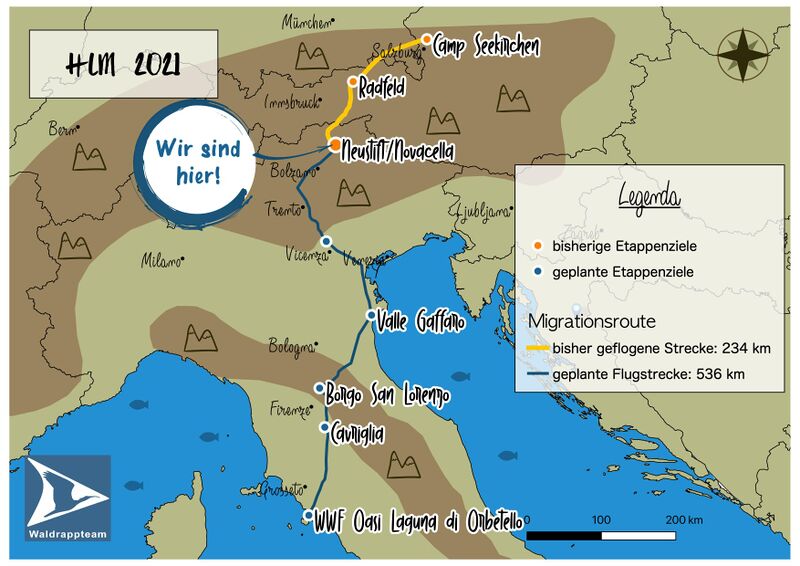 Datei:Waldrappe Flugroute 2021.jpg