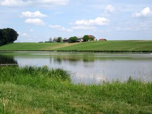 Raggingerweiler, davor der Raggingersee.jpg