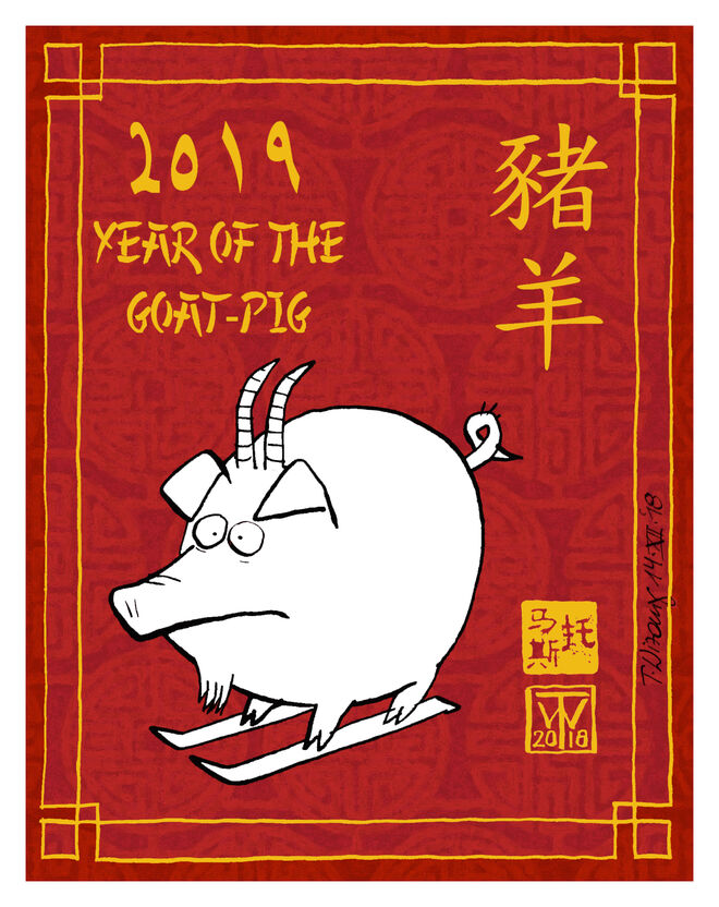 2019, das Jahr der Geiß-Sau ...