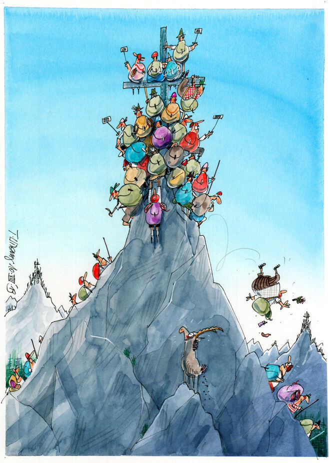 Über allen Gipfeln ist Rummel. . . 