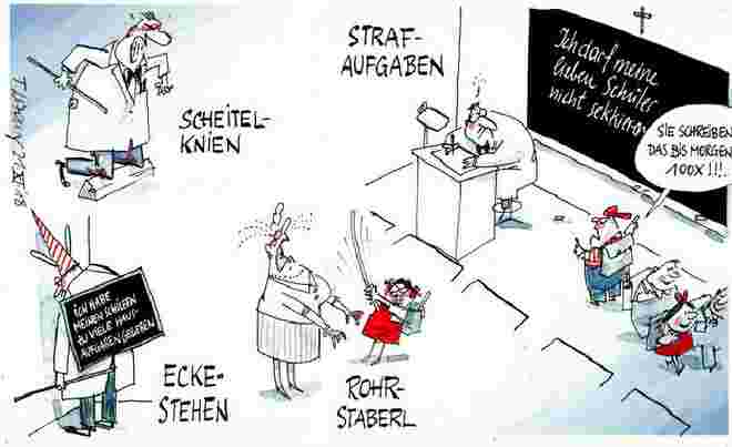 Gewalt gegen Lehrer . .  .