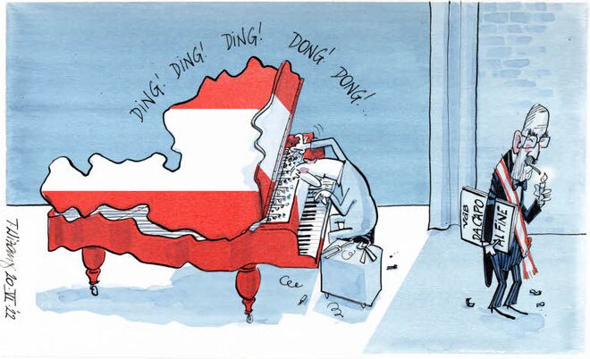 Stimmen für VdB . . .