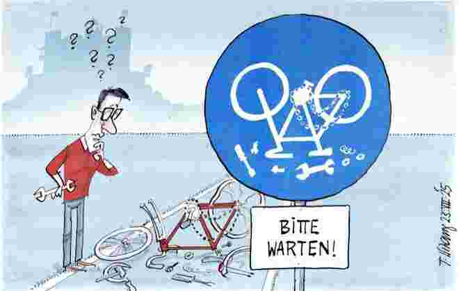 Rad(weg)los …