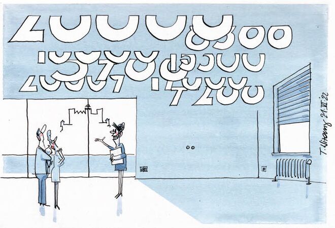 Wenn die Zahlen durch die Decke gehen . . .