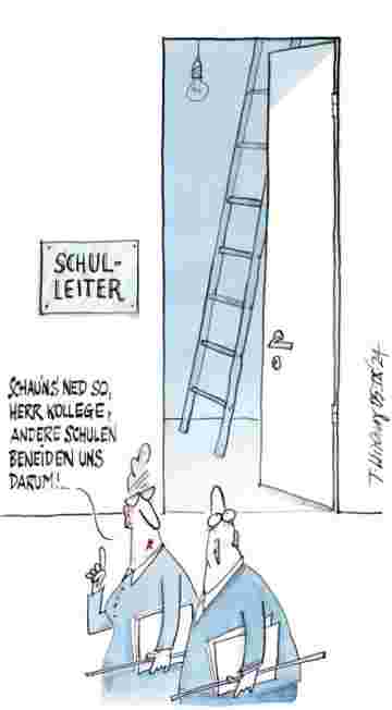 Man wird bescheiden …