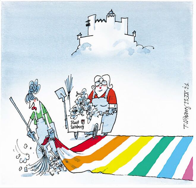 Unter'm Regenbogen . . .