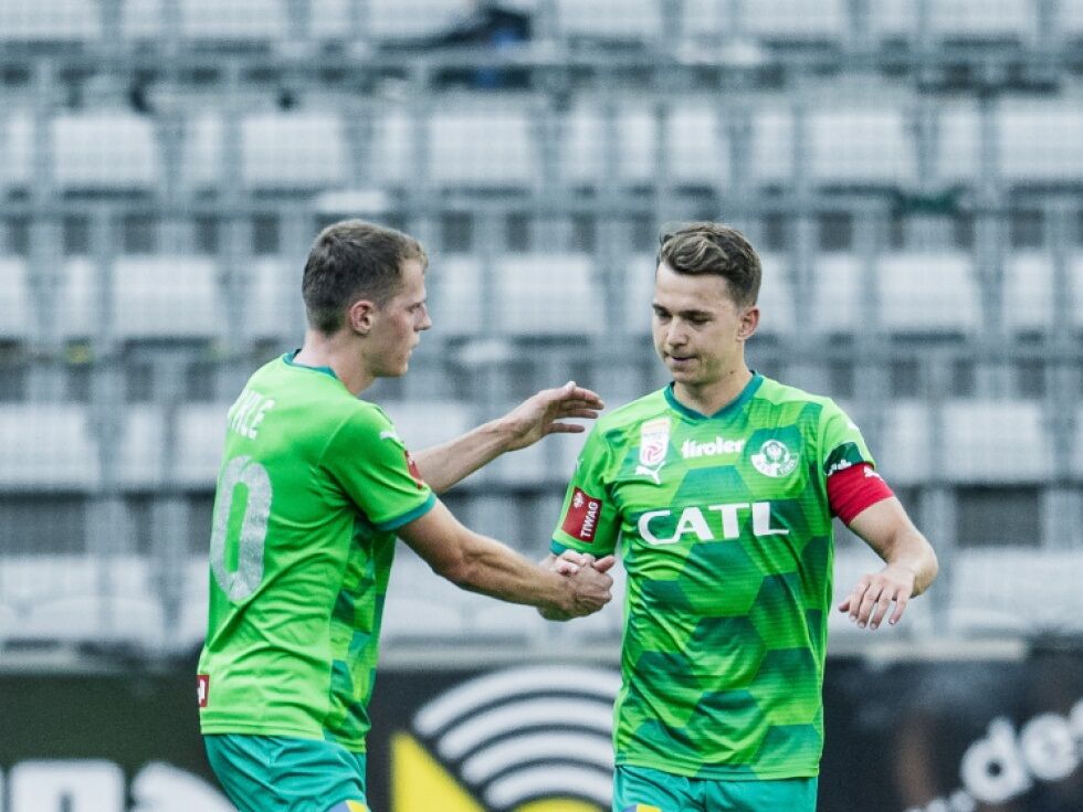 WSG Tirol nach 3:1-Sieg über den LASK wieder Tabellenführer